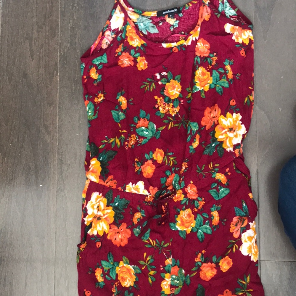 NEVER WORN flowered romper